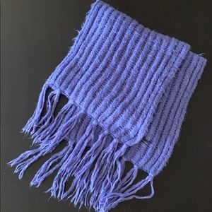 Kenneth Cole chunky ribbed scarf, purple